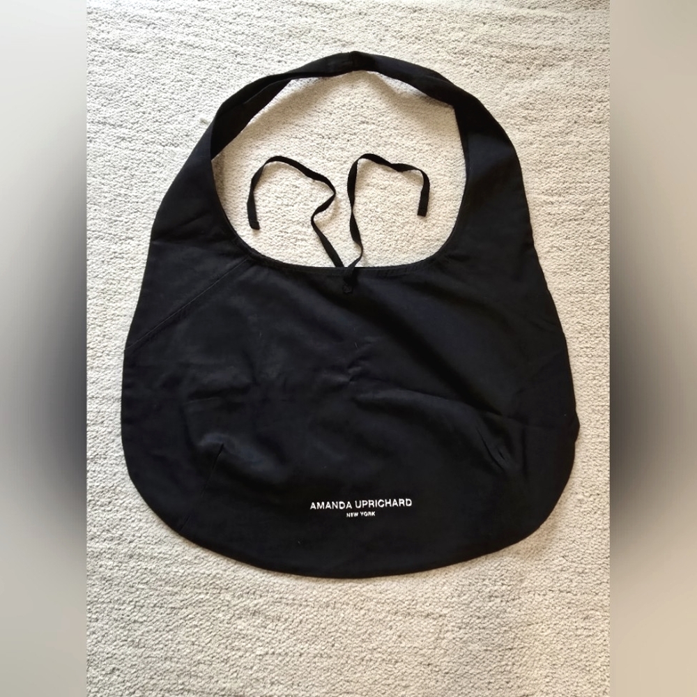 NEW Amanda Uprichard Black Cotton Tote Bag